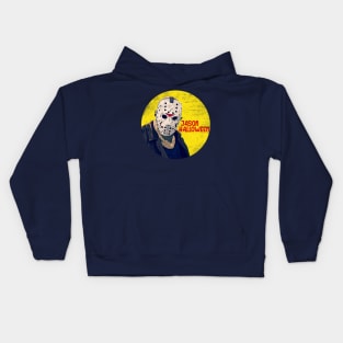 Jason's scary mask Kids Hoodie